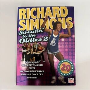 Richard Simmons Sweatin' to the Oldies 2 DVD - Purple Cover